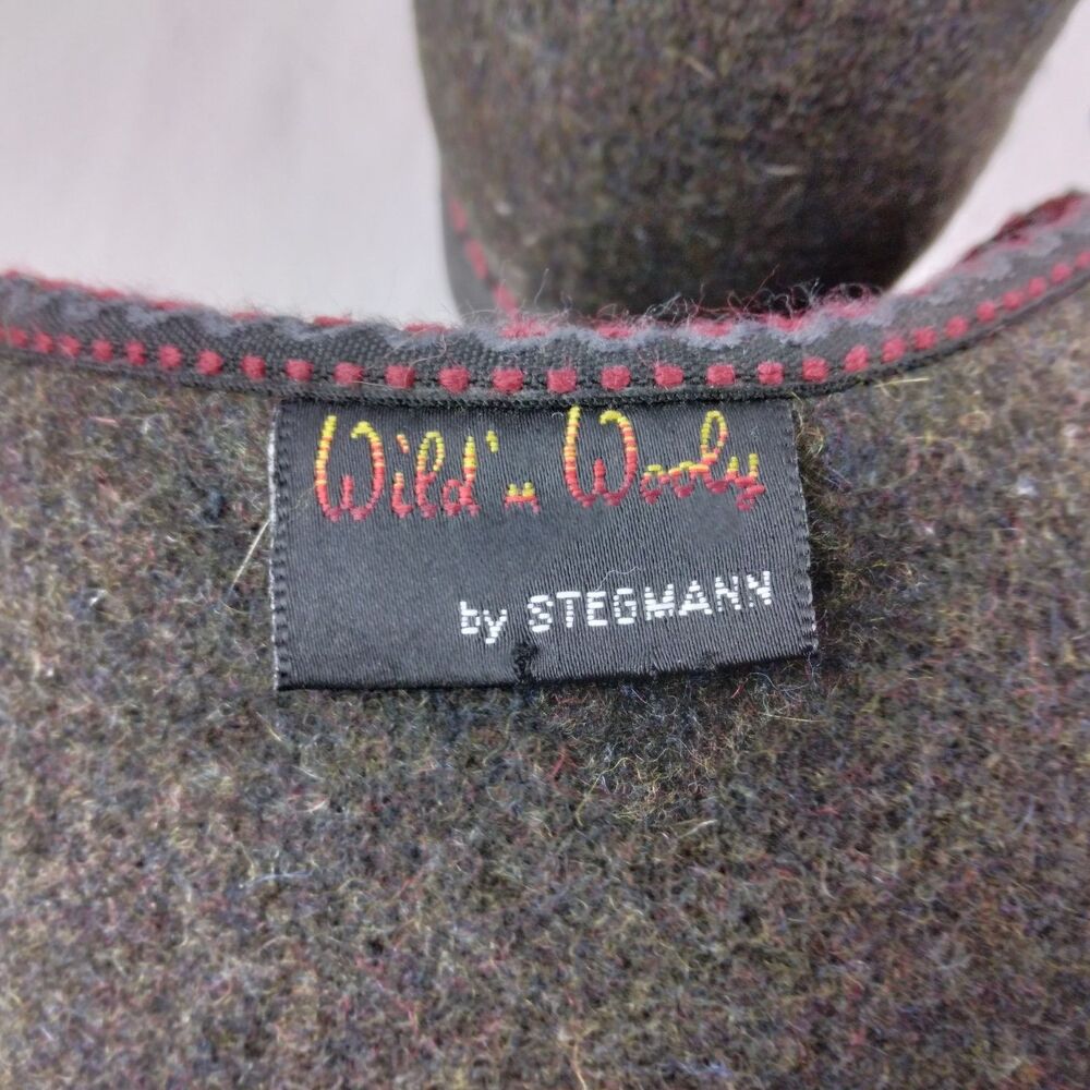 Wild n Wooly by Stegmann Shoes Gray Pure New Wool Germany Women's Size US 7 - Picture 12 of 15